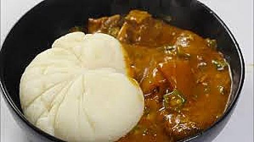 Pounded Yam/Wheat and Ogbono