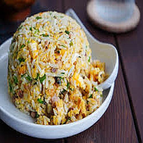 sardine and egg rice