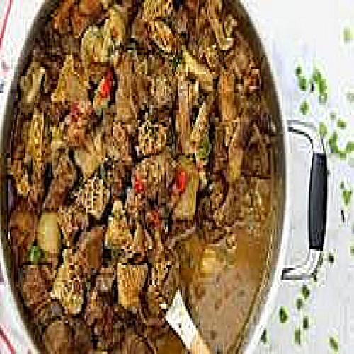 Chicken and assorted meat pepper soup