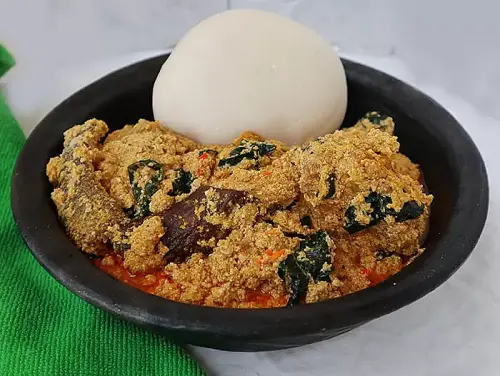 Semo/Eba and Egusi
