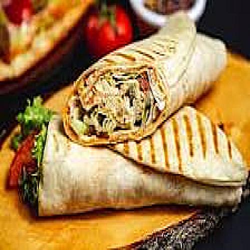 chicken shawarma double sausage